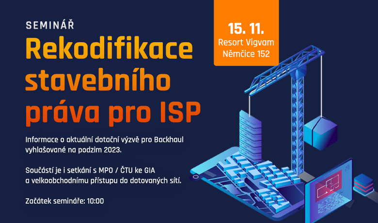 Seminář - Rekodifikace stavebního zákona pro ISP